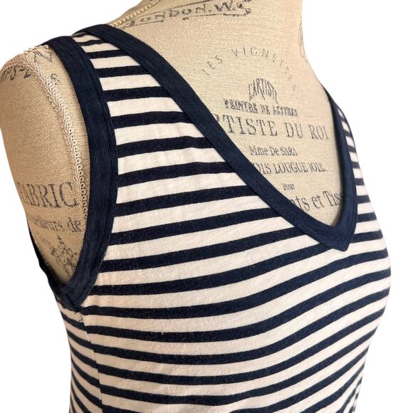 Candace Cameron Bure Black and White Striped Dress - Picture 5 of 6